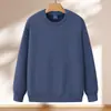 Moletom 100% Algodão Estampa Personalizada Logo Roupa de Trabalho Inverno Masculina Catering Forrado com Fleece Gola Redonda Preta Camisa Cultural Roupa de Trabalho