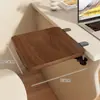 Placa de extensión de escritorio, escritorio de computadora de oficina, soporte de madera, tablero de expansión lateral, escritorio de estudio, soporte de apoyo para brazo, alfombrilla de ratón para escritorio