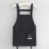 2025 Novo Avental Feminino Doméstico Cozinha Especial Roupa de Trabalho de Alta Qualidade Impressão Personalizada Popular na Internet Cozinha Cintura Trabalho