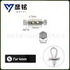 Bloqueador de Cable de Acero de Doble Agujero, Accesorios para Cable de Acero, Tensor de Cable de Acero, Soporte para Cable de Acero, Hebilla Ajustadora para Cable de Acero