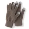Luvas 100% Caxemira Pura para Homens e Mulheres, Inverno Acolchoadas Quentes Tela Sensível ao Toque Dedos Divididos Elegantes para Deslocamento Luvas de Tricô de Caxemira