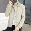 Temporada de primavera y otoño, chaqueta de corte holgado, estilo de negocios para hombre, chaqueta exterior ajustada de moda estilo coreano, chaqueta casual versátil para hombres jóvenes