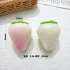 Simulação 3D Acessórios de Resina para Doces Morango de Creme Acessórios de Cabelo DIY Elásticos de Cabelo Capas de Celular Ímãs de Geladeira Pingentes Materiais