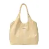 Bolso de lona nuevo de principios de otoño, bolso de hombro de cuadros dopamina, bolso tote lindo estilo coreano, bolso tote casual para chica