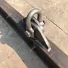 Componente de Suspensão da Placa Superior de Trilho Leve da Ponte Rolante Monotrilho, Placa Oscilante Anel em 8, Pino de Segurança com Interruptor de Palheta, Pino de Suspensão Principal, Pino de Suspensão Auxiliar