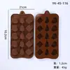 Molde de Silicone para Chocolate Desenho Animado Multiestilo Transfronteiriço Números e Letras Molde de Assar DIY Molde para Fudge Cubo de Gelo