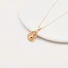 Colar da Sorte com Micro-Embutido Dourado Imitação de Luxo Leve que Não Desbota Corrente para Clavícula Feminina Nova Colar de Nicho Transfronteiriço