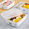 Caja de plástico sellada multifuncional para mantener la frescura, recipiente para mantener la frescura del refrigerador, recipiente para calentar el horno microondas, lonchera, caja de almacenamiento de alimentos, caja sellada
