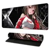 Alfombrilla de Ratón Sexy de Belleza Anime Tamaño Grande Borde Cerrado Pad para Laptop Goma Antideslizante Teclado Alfombrilla para Escritorio de Oficina