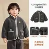 Chamarra con Forro de Felpa Kaka Panda para Niños Ropa de Invierno Infantil Top Cálido de Invierno para Bebés Ropa de Otoño Invierno para Bebés Niñas