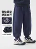 Pantalones casuales de estilo europeo para niños, forrados de felpa para invierno, nuevo estilo engrosado, para niños de talla mediana y grande, pantalones largos para niños, ropa de invierno