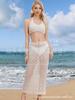 Vestido sexy de bikini de talla grande con protector solar de playa para mujer de verano, venta al por mayor, entre Europa y Estados Unidos