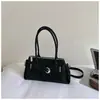Bolsa Casual Feminina Nova Estilo Coreano Outono 2026, Bolsa de Ombro Simples na Moda para Trabalho e Deslocamento, Bolsa Transversal