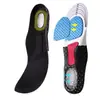 Palmilhas esportivas com suporte de arco para comércio exterior, amortecimento a ar de silicone, absorção de choque, alta elasticidade, absorção de suor, respirável, confortável e pode ser cortada no tamanho