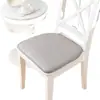 Almofada de Assento de Couro Impermeável Resistente à Sujeira Almofada de Assento Grossa para Cadeira de Mesa de Jantar Almofada de Banco Ferradura Antiderrapante Escritório