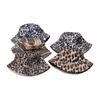 Cross-border Amazon Temu2025 Primavera e Verão Novo Chapéu de Panela Chapéu de Praia Chapéu de Pescador com Estampa de Leopardo Feminino