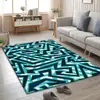 Suministro directo de fábrica tendencia geométrica graffiti alfombra para sala de estar dormitorio vestidor alfombrilla de cocina felpudo venta al por mayor