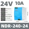 Fonte de alimentação chaveada alternativa Mingwei para trilho DIN transformador 24v 220 para 12V montada em trilho DC-15/30/60W