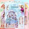 Adesivo de unha infantil Frozen, desenho animado, princesa, morango, urso, unha falsa, terno com grampo de cabelo, adesivo de unha