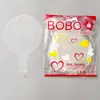 Pelota de Ola de Cuero Transparente para Venta al por Mayor Juguetes para Puesto de Mercado Nocturno Pelota Creativa en Forma de Ola Pelota Elástica Libre Material de Cuero
