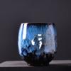 Horno Cambio Cerámica Hogar Kung Fu Taza de Té Taza de Degustación de Té Individual Individual Taza de Maestro Tianmu Dehua Obsidiana Taza de Té Cuenco de Té