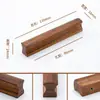 Manijas de Madera de Nogal, Gabinetes de Cajones de Madera Maciza, Puertas de Gabinete de Madera, Manijas de Armario de Madera Natural, Gabinetes de Madera, Minimalista Estilo Japonés