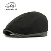 Sombreros para Hombre para Primavera y Verano, Nuevos Boinas Transpirables, Sombreros Retro Británicos Adelantados para Mujer, Gorras de Pico Casuales, Sombreros de Artista