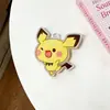 Patch de Acrílico Dupla Face Embossado Desenho Animado Hello Kitty Transfronteiriço Fivela de Puxar Fácil Patch Ins Insígnia de Grampo de Cabelo Fofo