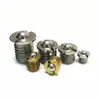 FBPJS émbolo de bola de acero inoxidable tipo brida roscada resorte bola de posicionamiento tornillo fijador de bola