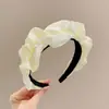 Diadema de Copa Alta y Ala Ancha para Mujer, Accesorio para el Cabello Versátil de Gama Alta para Otoño e Invierno, Pinza para el Cabello de Esponja de Moda y Elegante
