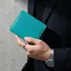 Porta-Cartões Pequeno de Grande Capacidade Transfronteiriço Feito de Couro PU, Personalizável com Logo, Vários Compartimentos para Cartões, Porta-Cartões Pequeno de Couro com Quatro Compartimentos, Porta-Cartão