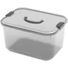 Caja de Almacenamiento de Ropa Transparente Grande Engrosada para el Hogar Transfronteriza Caja Organizadora de Bocadillos y Juguetes de Comercio Exterior Caja de Almacenamiento Sellada