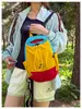 Mochila de Estilo Montaña para Exteriores Mochila de Doble Hombro Montañismo Senderismo Exterior Alta Apariencia Mochila Ligera Cierre de Cordón Bolsa de Almacenamiento