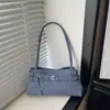 Bolso Pequeño Bajo el Brazo Estilo Chica Picante Retro para Mujer 2026 Nuevo Bolso de Mano para el Trabajo Bolso Baguette Bolso de Hombro con Textura de Otoño