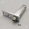 Dobradiça de Porta de Freezer Fechador de Porta Geladeira Dobradiça de Seis Eixos Bancada Cozinha Americana Aço Inoxidável Cozinha de Hotel