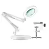 Lâmpada de Mesa Lupa Dobrável para Trabalho de Reparo Proteção para os Olhos Lâmpada para Leitura e Aprendizado Lâmpada de Mesa LED para Reparo Lâmpada de Beleza para Unhas e Cílios
