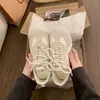 Zapatos de Entrenamiento Alemanes de Moda Estilo Coreano para Mujer 2026 Otoño Nuevos Versátiles Casuales Zapatos Forrest Gump con Cordones Zapatos de Tabla Zapatos Deportivos de Malla