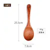 Pala de Cocina Antiadherente de Madera Creativa China Pala para Arroz Cuchara para Hot Pot Cuchara para Sopa Colador Madera de Olivo Roja