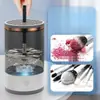 Temu Más Vendido Limpiador Eléctrico de Brochas de Maquillaje Herramienta de Belleza Autolimpiante Limpiador de Brochas de Maquillaje