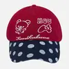 Boné de Baseball Polca Rilakkuma Fofo Coreano para Mulheres, Simples e Versátil, Aba Larga, Faz o Rosto Parecer Menor, Boné de Baseball para Casal