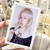 Song Yuqi cabelo rosa de alto valor peel-off criativo lindo cartão postal cartão pequeno estrela Qu Qi mercadoria materiais DIY