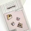 Nuevas Pegatinas de Burbujas de Gato de Dibujos Animados de Espuma Lindas 3D Creativas Tridimensionales para Funda de Teléfono Móvil DIY
