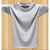 Nueva Camiseta Base para Hombre de Primavera y Otoño, Camiseta de Manga Larga de Color Sólido, Cuello Redondo para Hombre, Tallas Grandes de Color Sólido