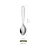 Vajilla de acero inoxidable 304 mango ligero cuchillo para bistec, tenedor y cuchara para niños vajilla occidental linda cuchara de acero inoxidable para jardín de niños