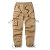 Comercio Exterior Transfronterizo Nuevos Pantalones Cargo Multibolsillos para Hombre Juvenil al Aire Libre Color Sólido Casual Simples Leggings Diarios Pantalones Casuales