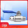 Acessórios Universais para Purificador de Água Válvula de Esfera de Três Vias de Entrada de 1/4 de Polegada 3/8 de Polegada Liga de Latão Válvula Angular de 4 para 2 Corte Único de 1/2 Polegada