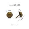 Clavos al por mayor con forma de hongo con recubrimiento de agua, Varias especificaciones, Clavos semicirculares de dos puntas para Bolsos, Zapatos, Sombreros, Decoración de ropa, Accesorios redondos