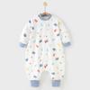 Saco de Dormir de Algodón Puro para Bebé, Edredón para Patadas con Piernas, Temperatura Constante para Niños, Pijama Siamés para Bebé, Saco de Dormir para Niños para las Cuatro Estaciones