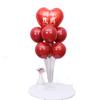 Columna flotante de mesa de globos de altura única alargada, chasis de plástico PVC de alta calidad, decoración de camino de apertura, árbol flotante