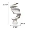 Artesanato de Modelo de Quarto Simples Acessórios para Casa Enfeites de Personagem Escultura Arte Abstrata Quarto Sala de Estar Rack de TV Pêndulo